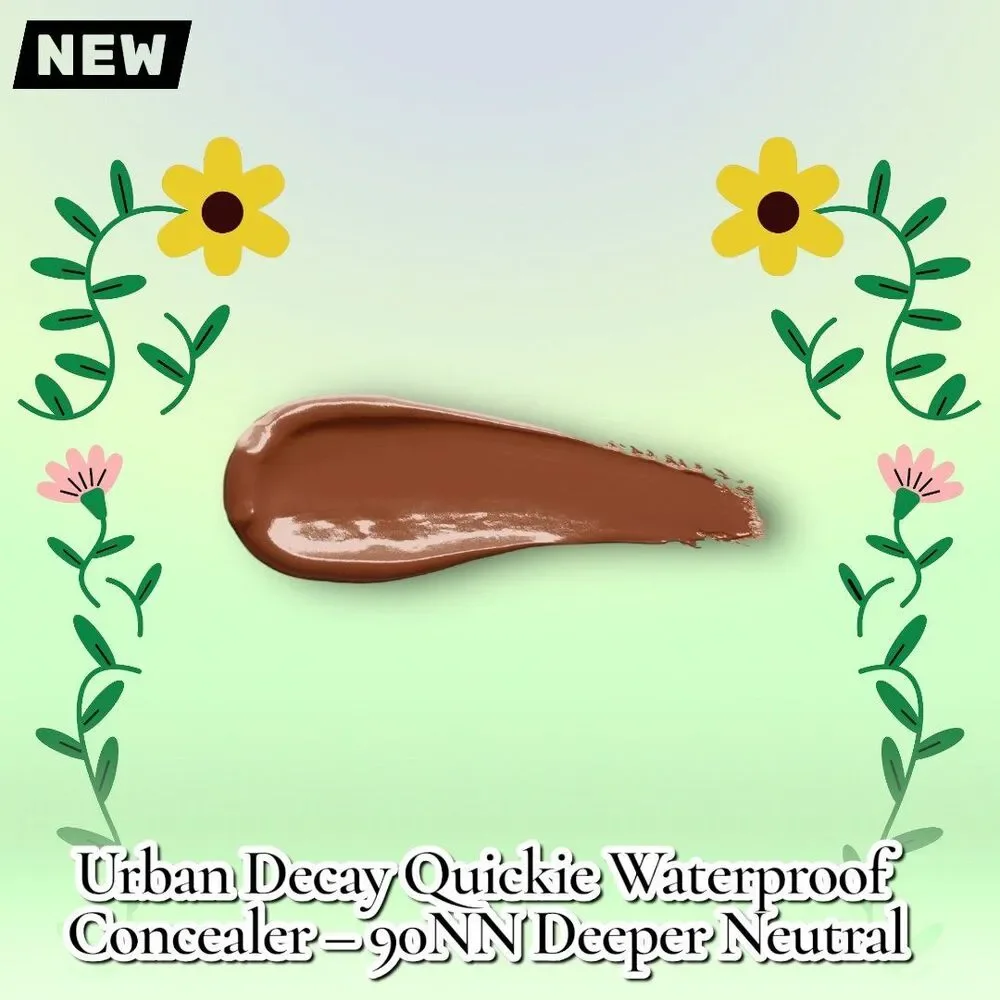 New Urban Decay Quickie 24HR Full-Coverage Waterproof Concealer – Shade 90NN Dee